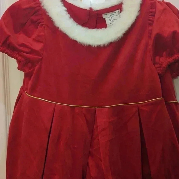 Max studio girls Holiday lined red velvet dress - Picture 8 of 8